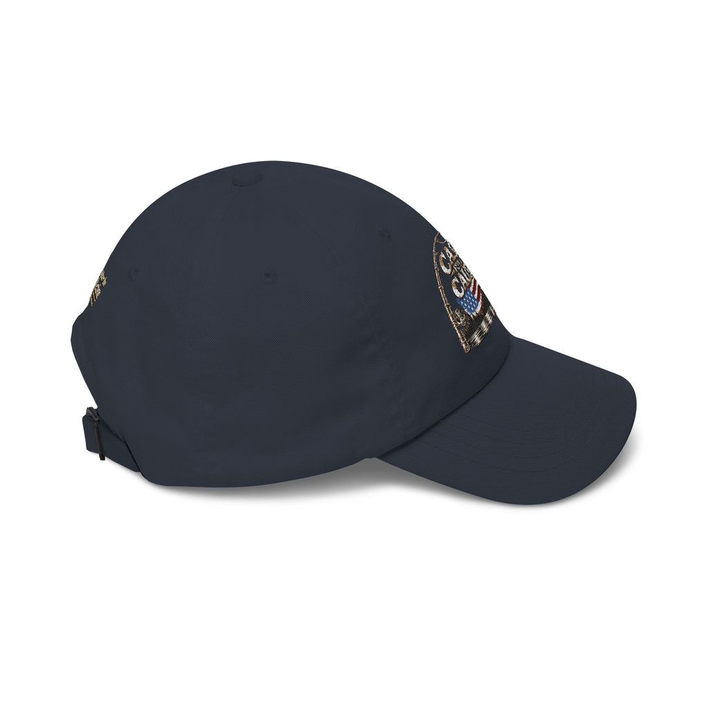 Cap — ‘Cast for a Cause’ Fishing Hat with American Flag Embroidery