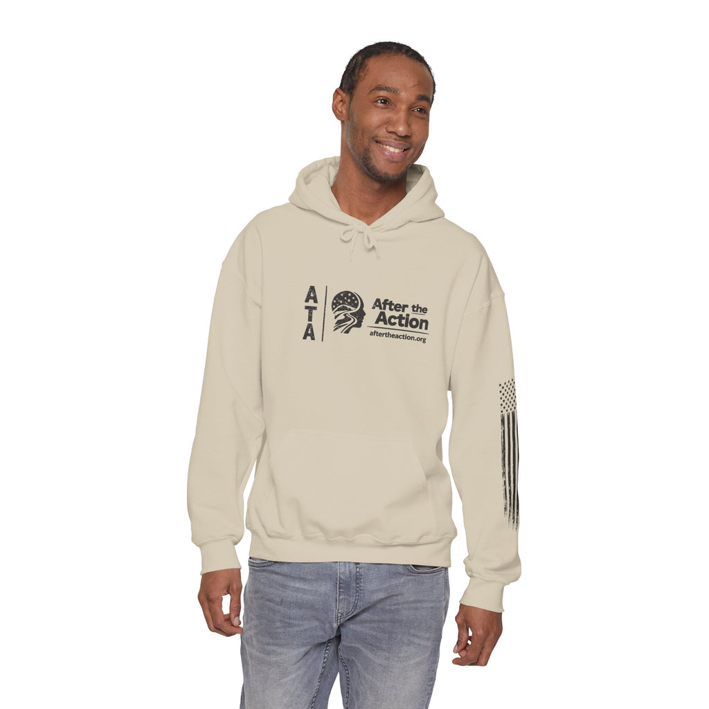 Cast for a Cause Fishing Hoodie — After the Action Charity Logo Sweatshirt