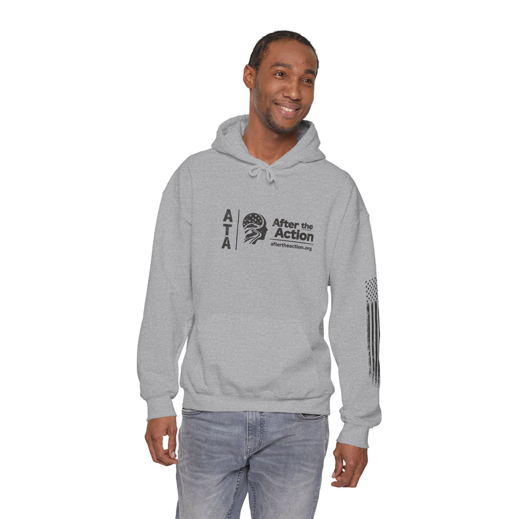 Cast for a Cause Fishing Hoodie — After the Action Charity Logo Sweatshirt