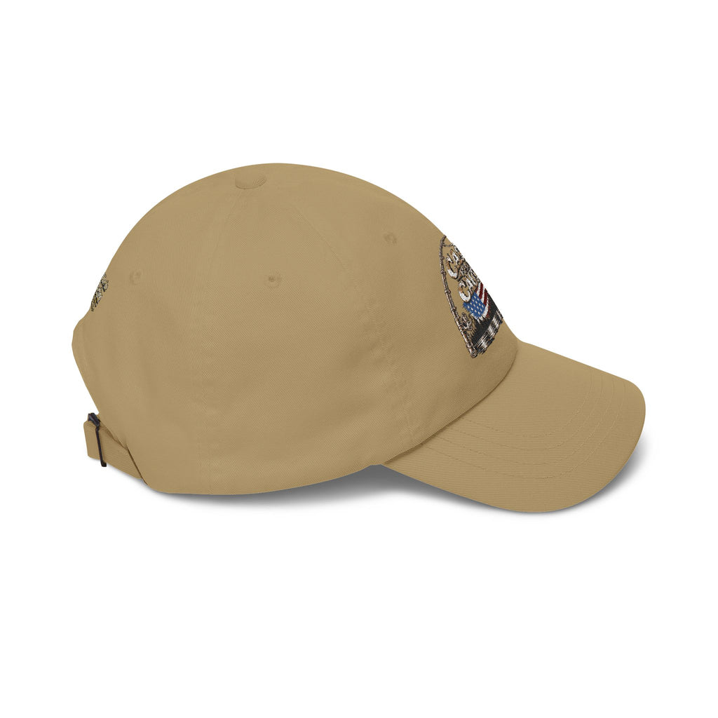 Cap — ‘Cast for a Cause’ Fishing Hat with American Flag Embroidery