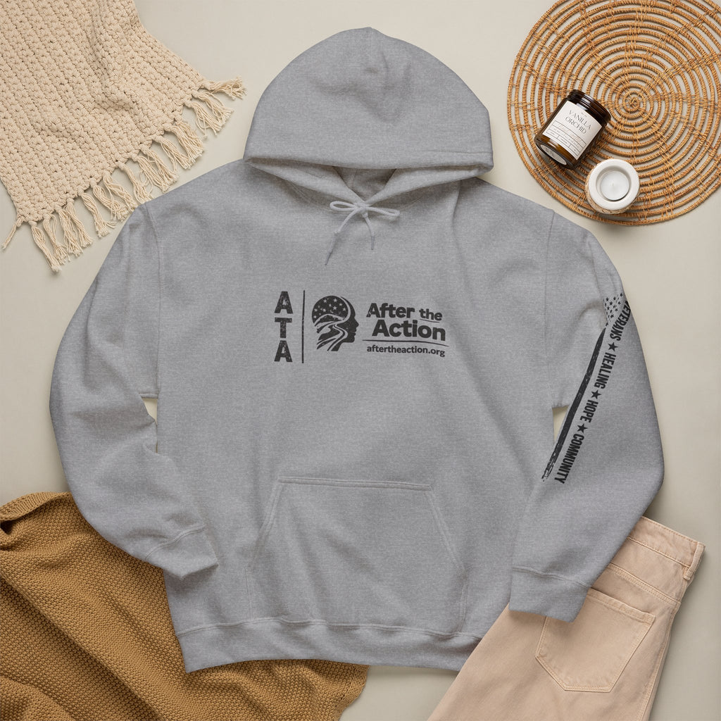 Cast for a Cause Fishing Hoodie — After the Action Charity Logo Sweatshirt