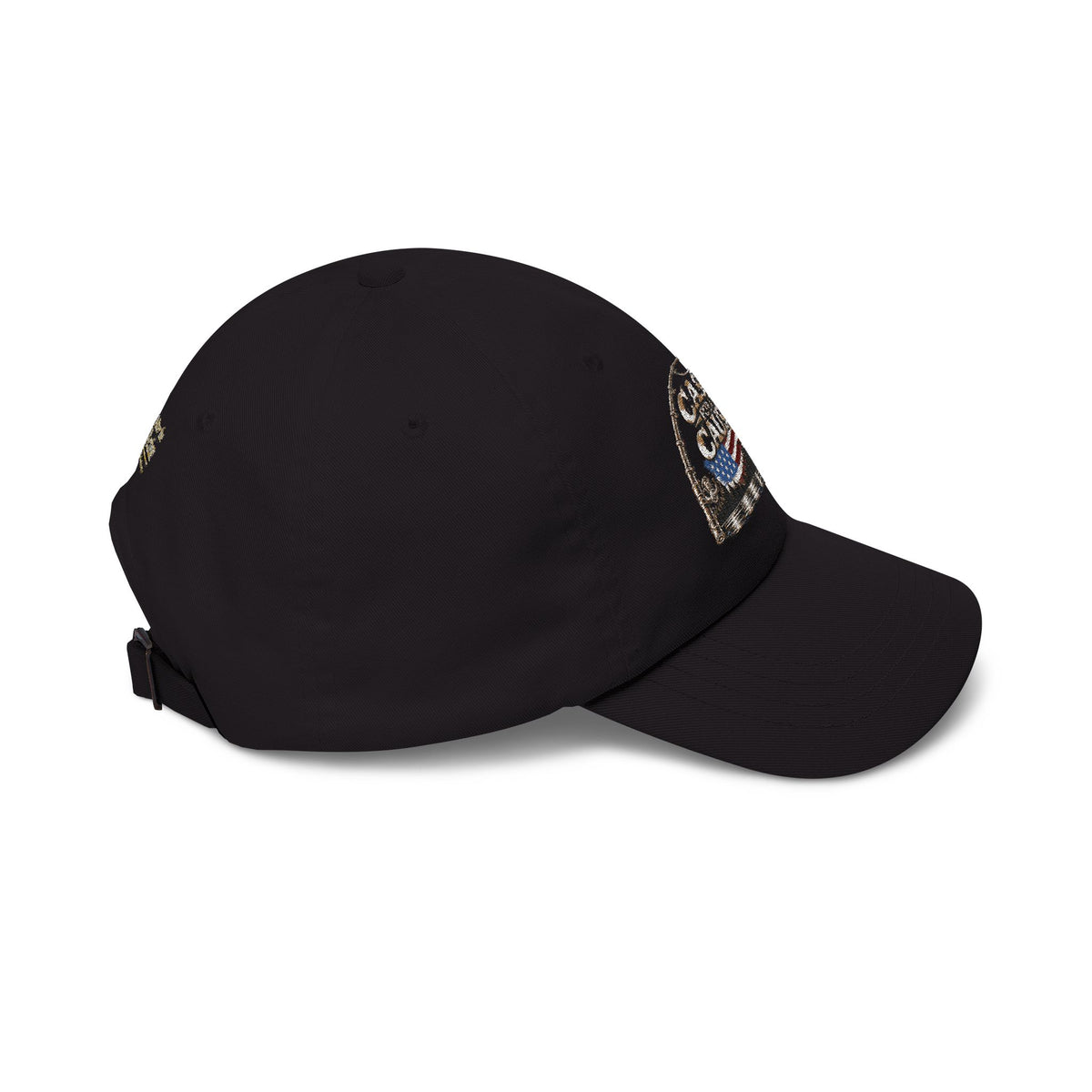 Cap — ‘Cast for a Cause’ Fishing Hat with American Flag Embroidery