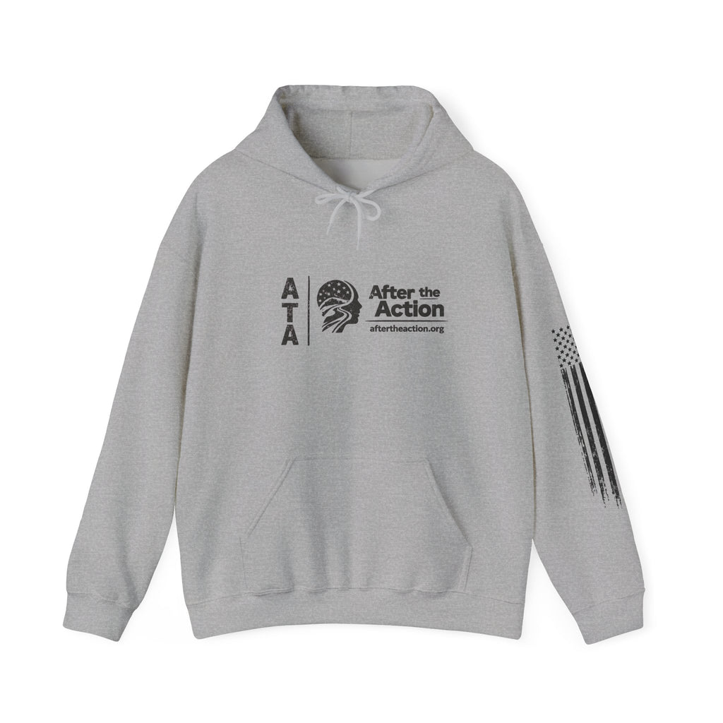 Cast for a Cause Fishing Hoodie — After the Action Charity Logo Sweatshirt