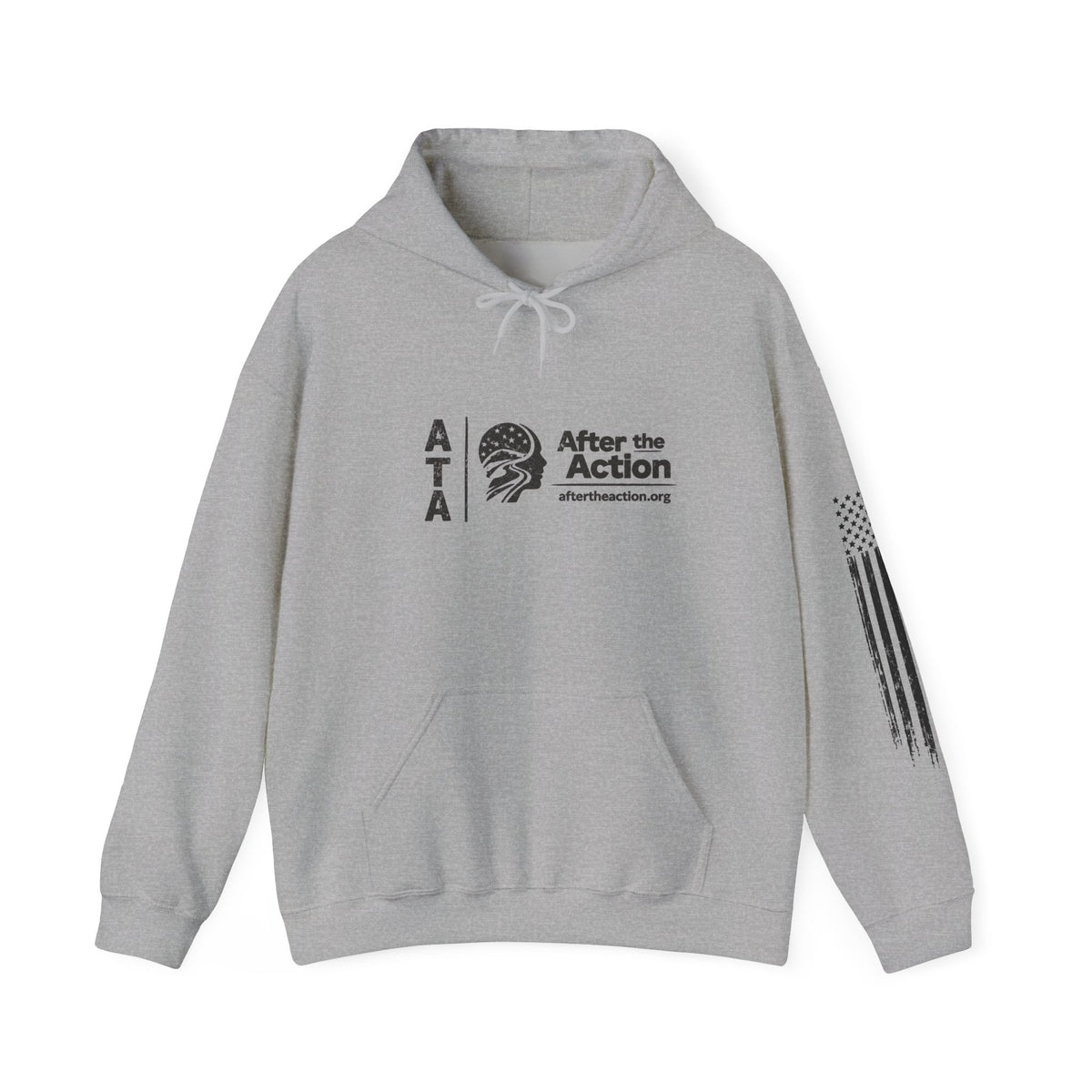 Cast for a Cause Fishing Hoodie — After the Action Charity Logo Sweatshirt