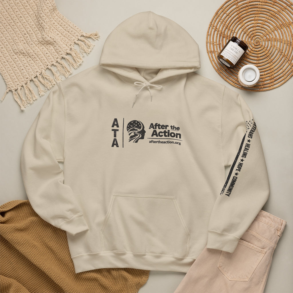 Cast for a Cause Fishing Hoodie — After the Action Charity Logo Sweatshirt