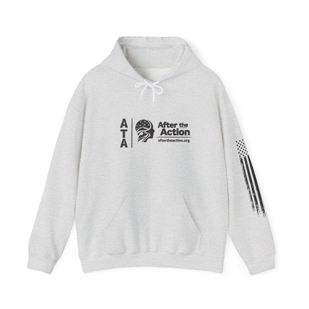 Cast for a Cause Fishing Hoodie — After the Action Charity Logo Sweatshirt