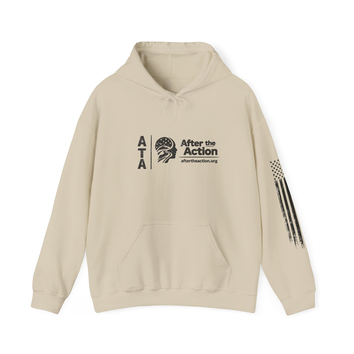 Cast for a Cause Fishing Hoodie — After the Action Charity Logo Sweatshirt