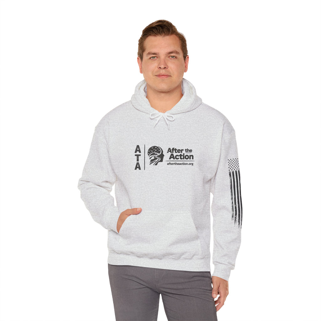 Cast for a Cause Fishing Hoodie — After the Action Charity Logo Sweatshirt