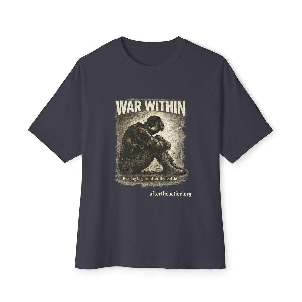 War Within Tee — Military Veteran PTSD Awareness Oversized Shirt