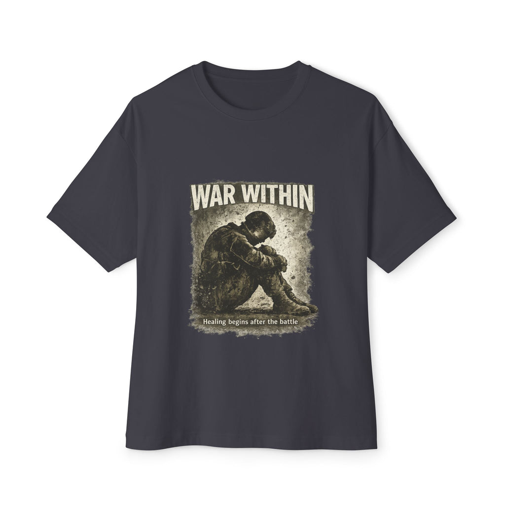 War Within Tee — Military Veteran PTSD Awareness Oversized Shirt