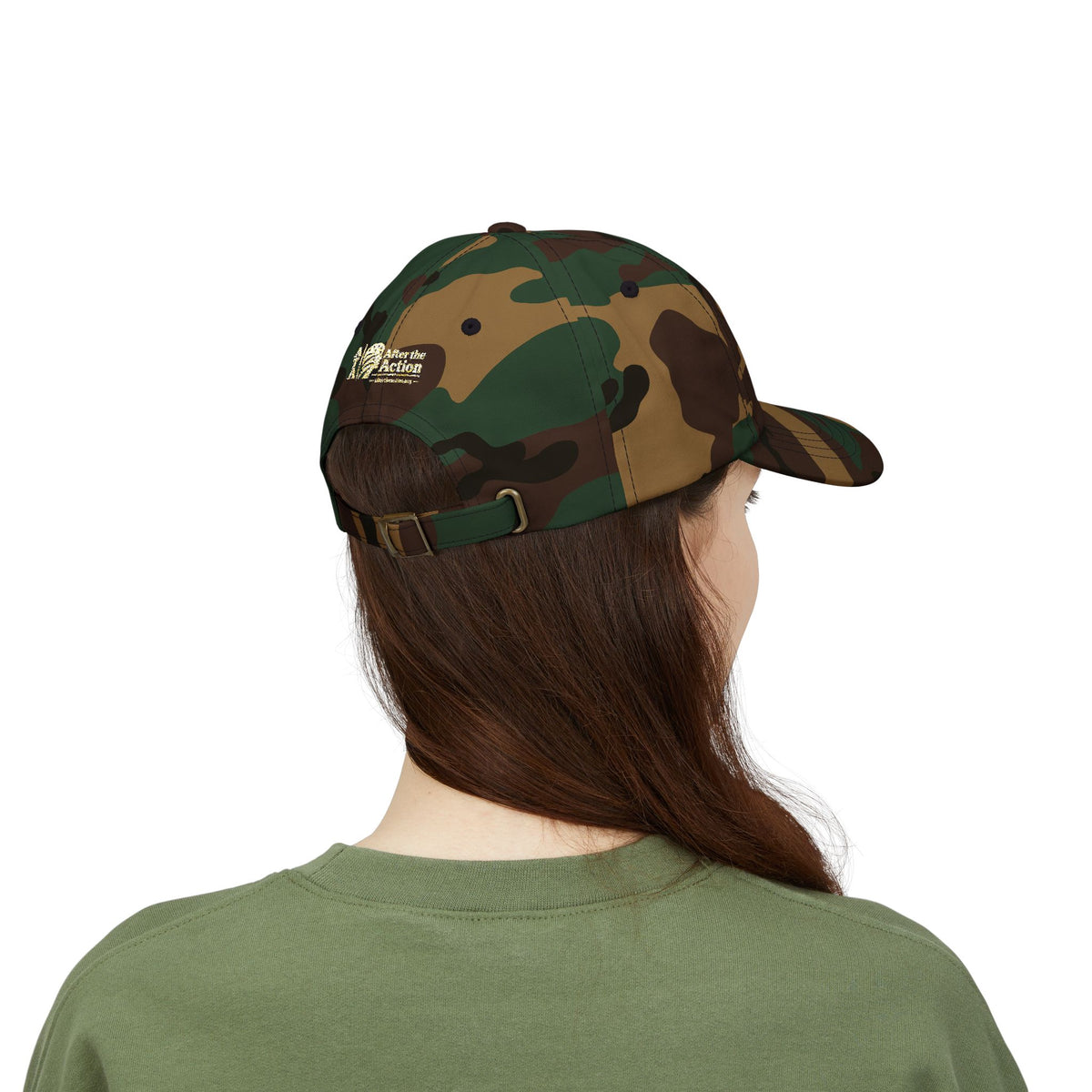 Cap — ‘Cast for a Cause’ Fishing Hat with American Flag Embroidery