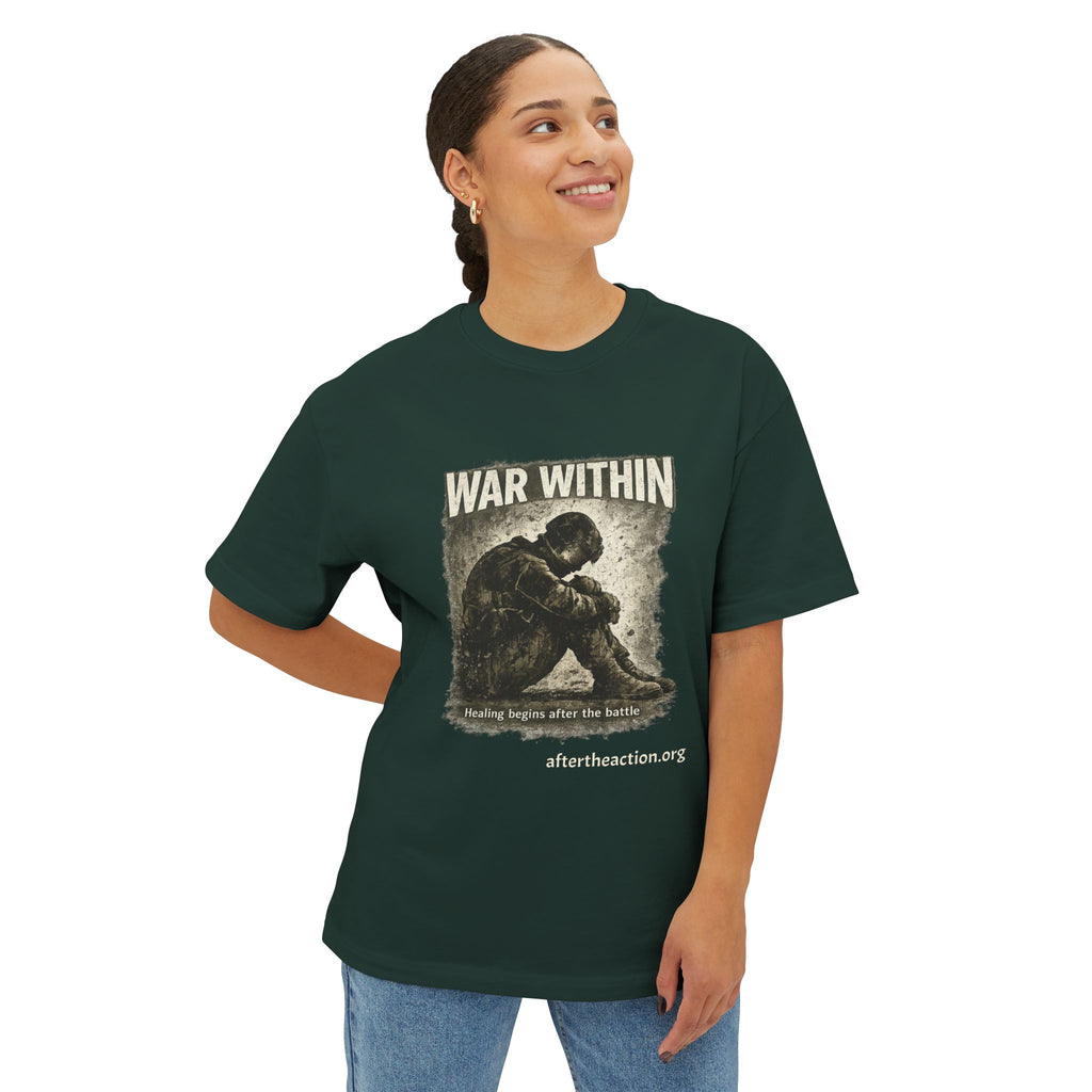 War Within Tee — Military Veteran PTSD Awareness Oversized Shirt