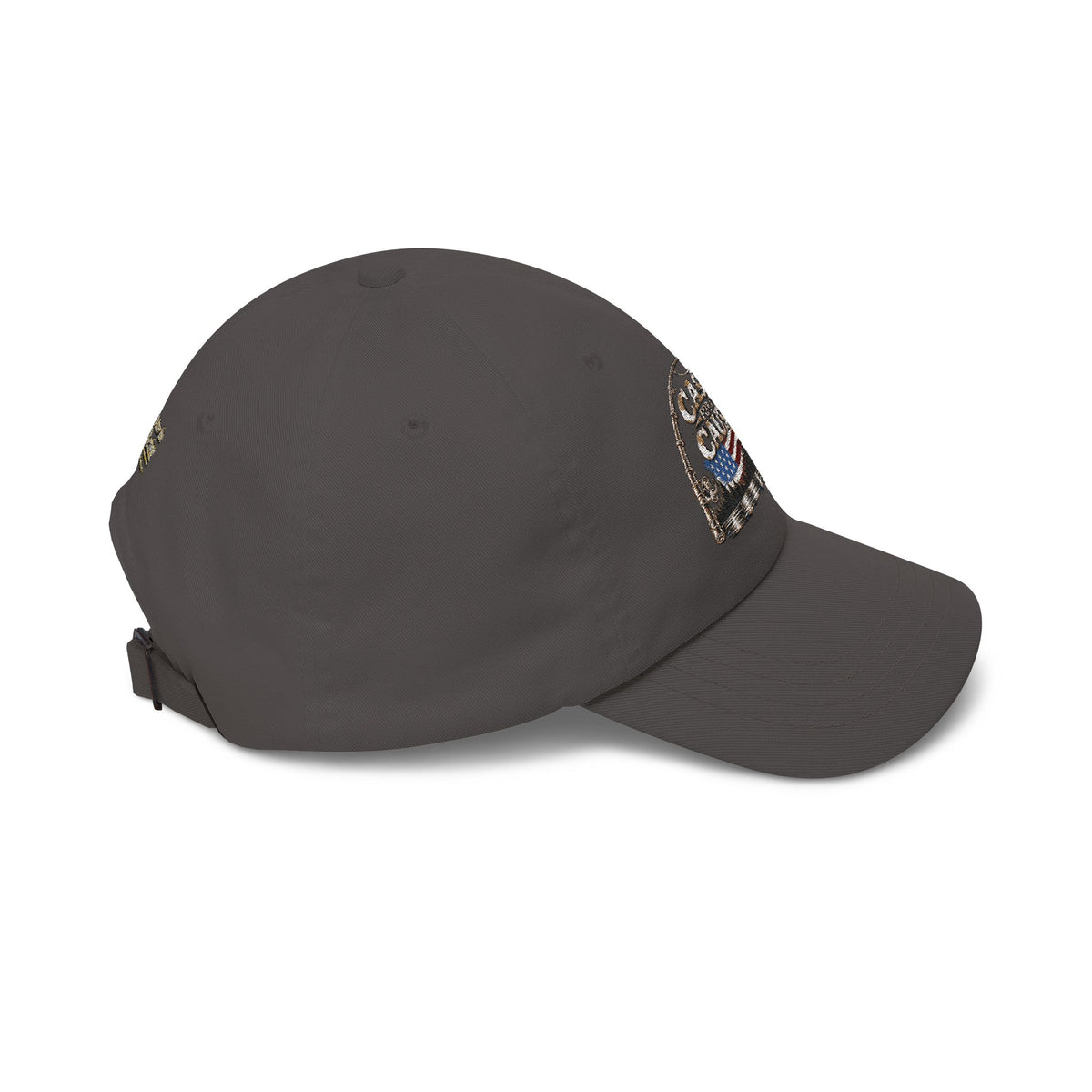 Cap — ‘Cast for a Cause’ Fishing Hat with American Flag Embroidery