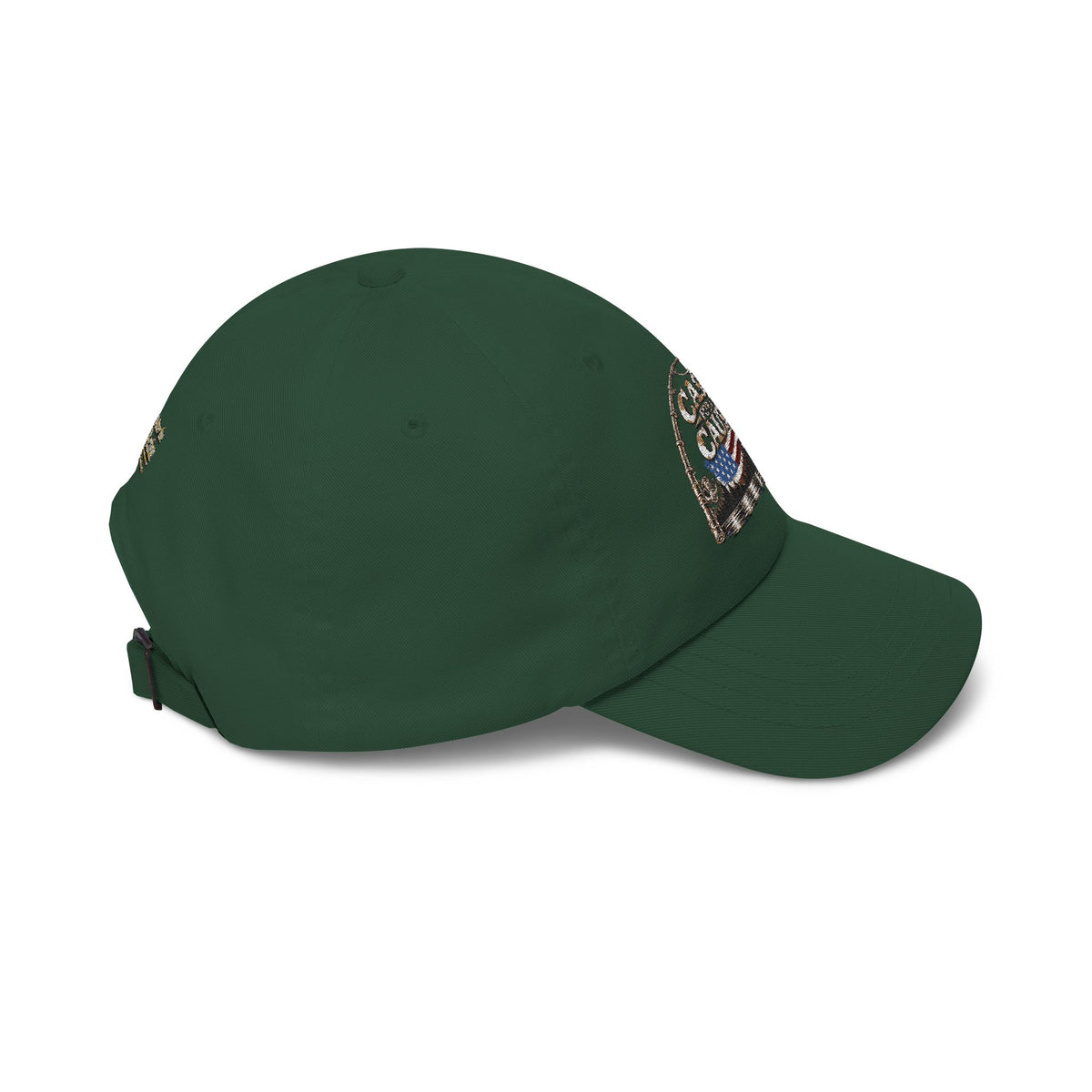 Cap — ‘Cast for a Cause’ Fishing Hat with American Flag Embroidery