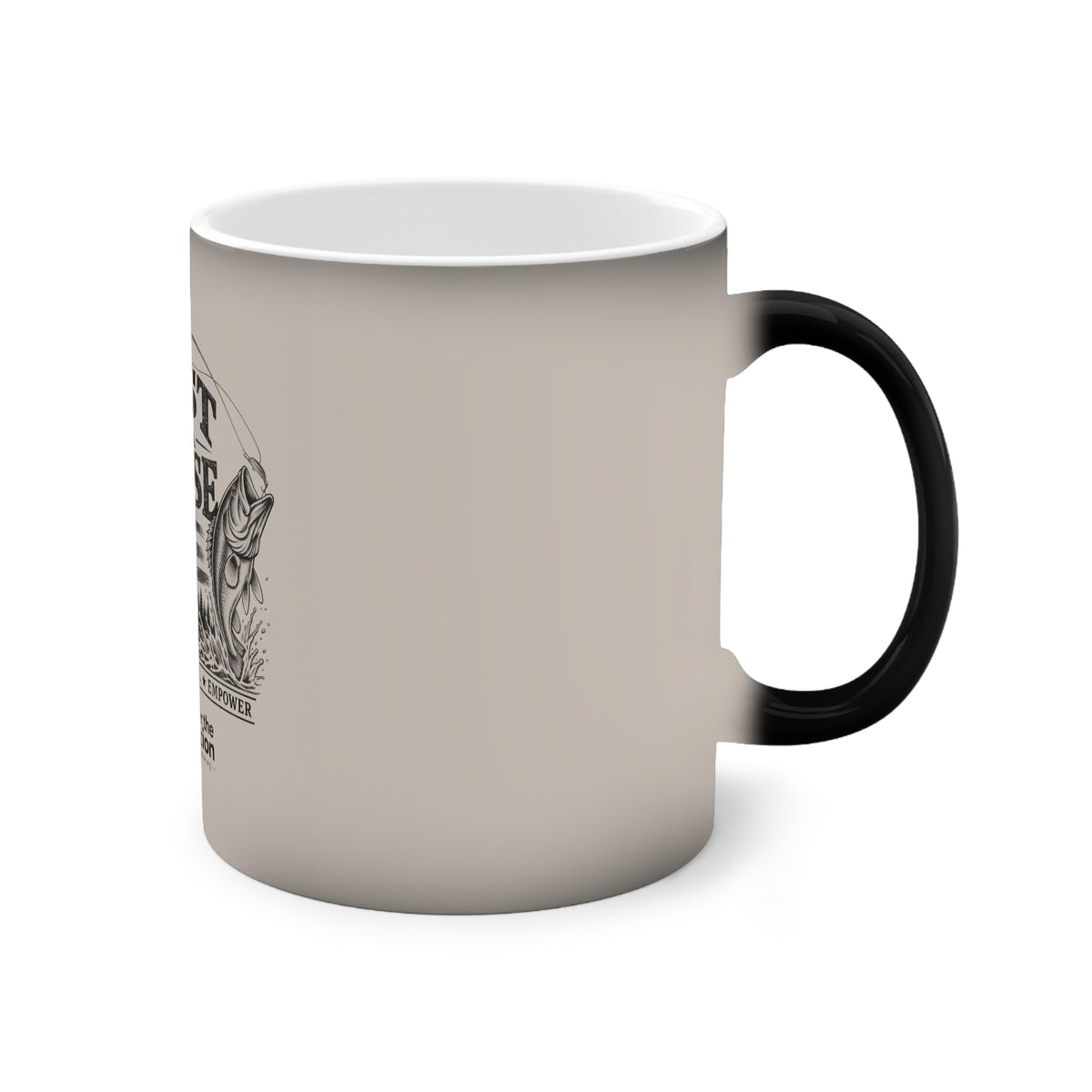 Cast For A Cause Color-Changing Mug — 11oz Fishing Charity Heat-Sensitive Coffee Cup