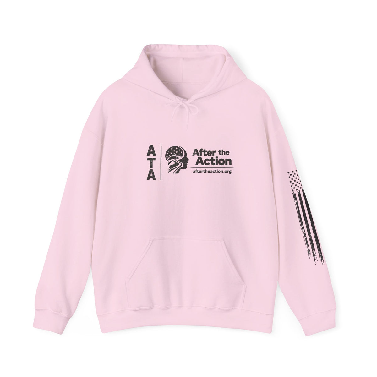 Cast for a Cause Fishing Hoodie — After the Action Charity Logo Sweatshirt